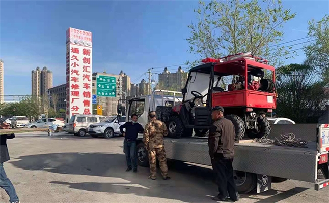 新疆五家渠保护站采购5台消防摩托车